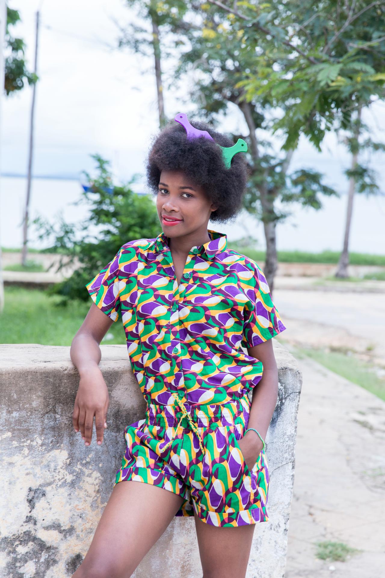 Catia, 20 studies Art and Culture in Maputo, Mozambiques capital city. She loves returning to her hometown Pemba.